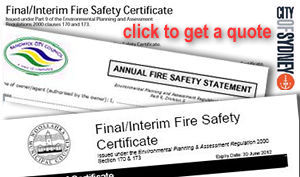 Click to contact us about Fire Safety Certificates